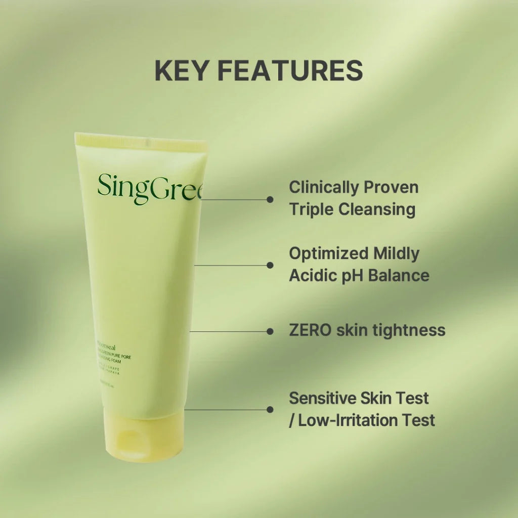Moonseal SingGreen Pure Pore Cleansing Foam 150ml