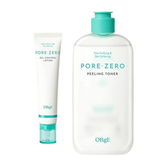 OBgE Pore Zero Toner/Lotion 2P Set