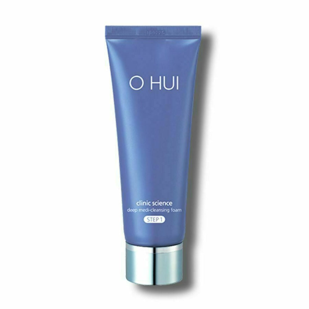 The O HUI Clinic Science Deep Medi Cleansing Foam 120ml is a high-performance facial cleanser designed to effectively clean and purify the skin.