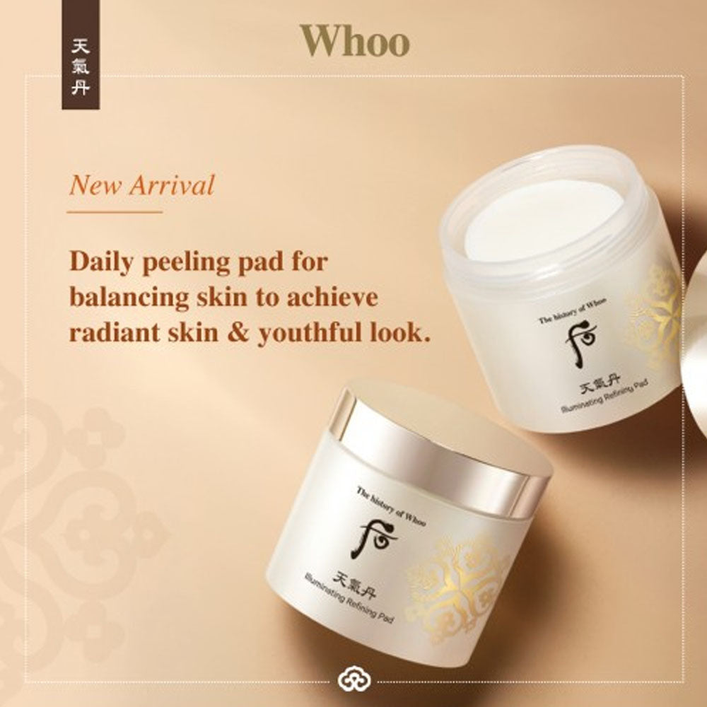 The history of Whoo Cheongidan Illuminating Refining Pad 60pcs - KLO
