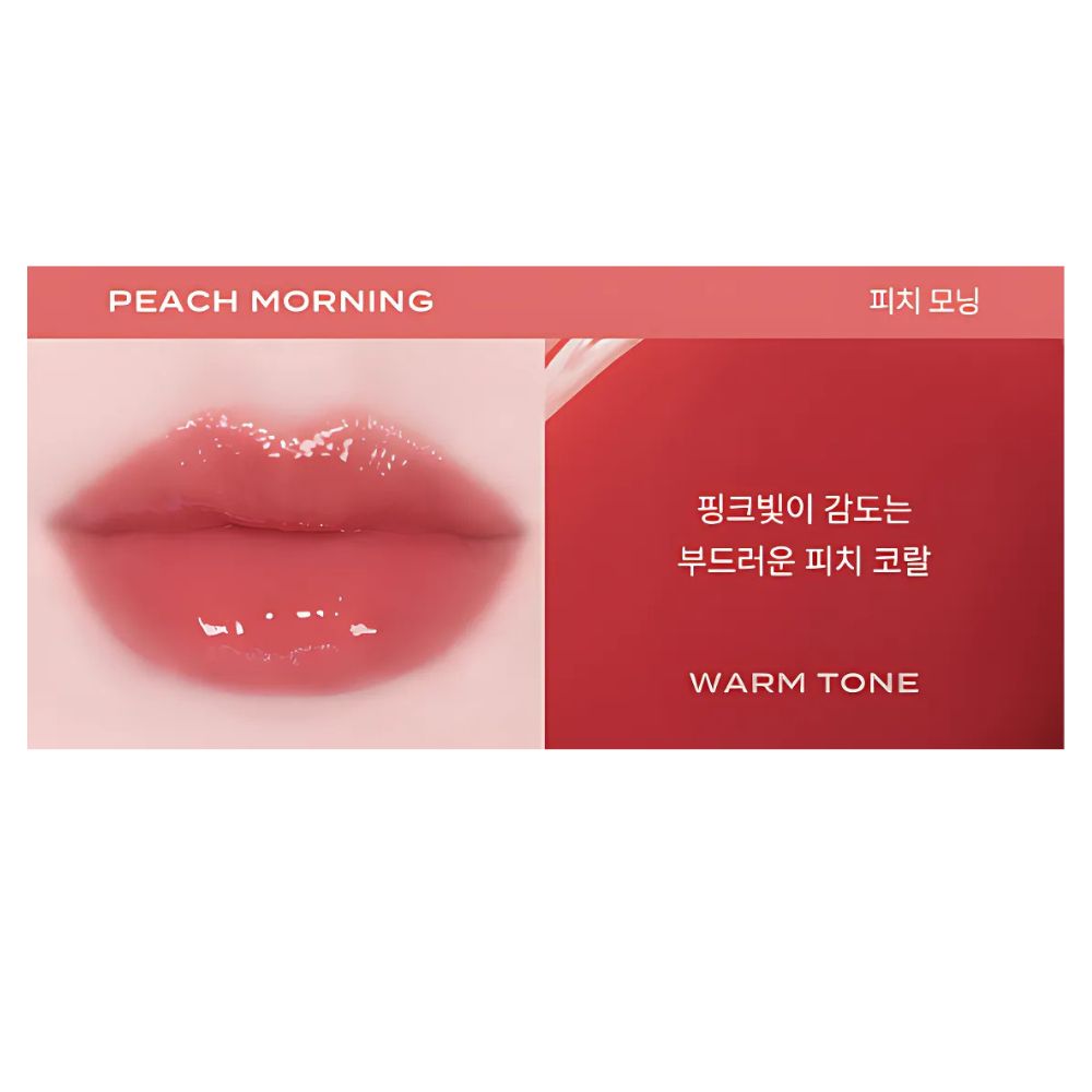 FEEV Hyper-Fit Glam Drop 3.3g in Peach Morning Shade.