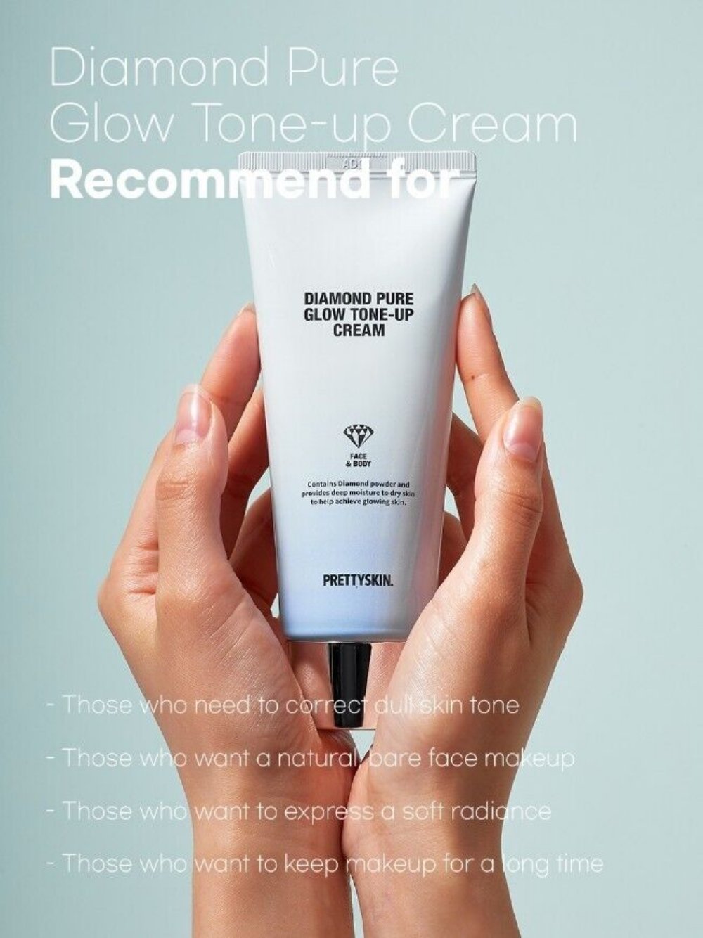 Pretty skin Diamond Pure Glow Tone-Up Cream 100ml