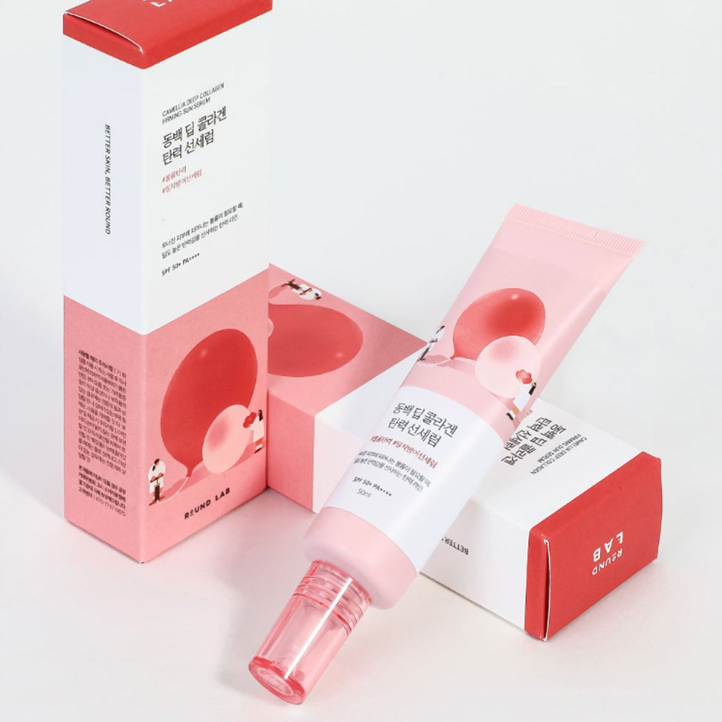 ROUND LAB Camellia Deep Collagen Firming Sun Serum SPF50+ PA++++ 50ml
