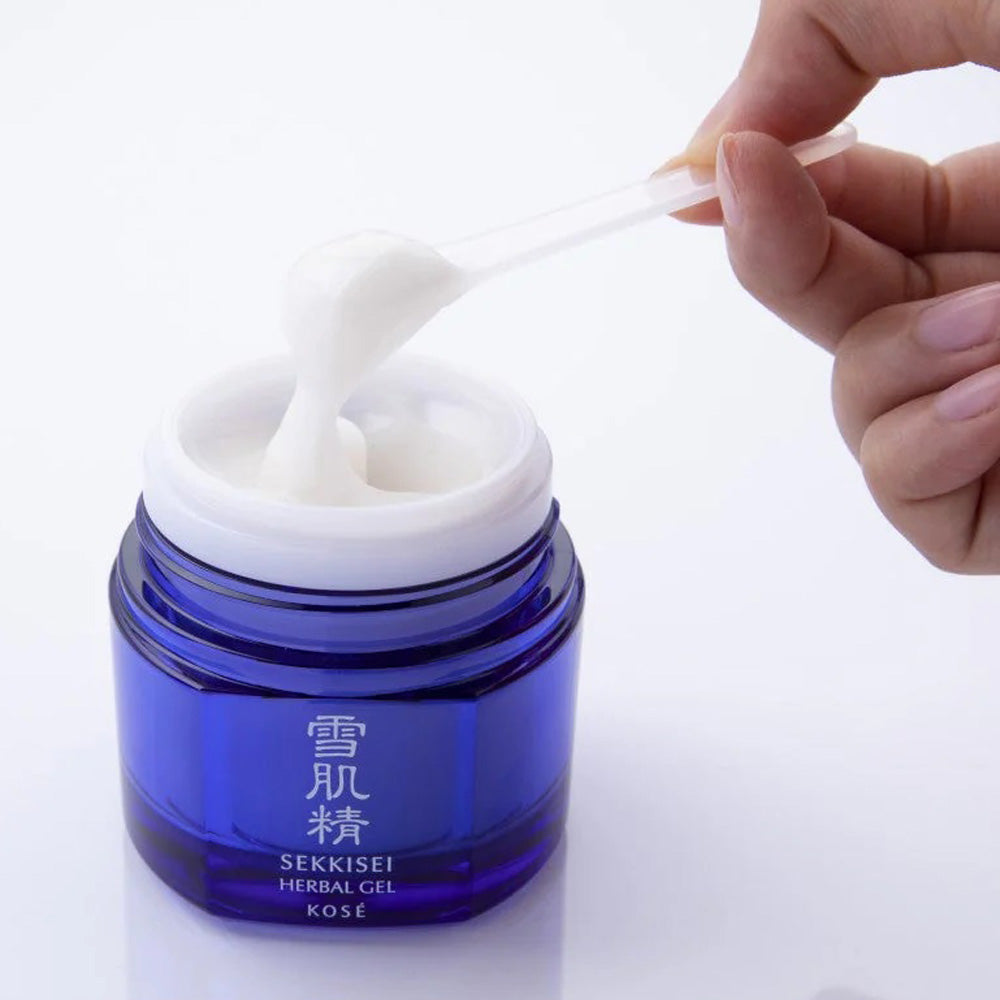 SEKKISEI Classic Herbal Gel Cream 80g + Free Face Oil 18ml