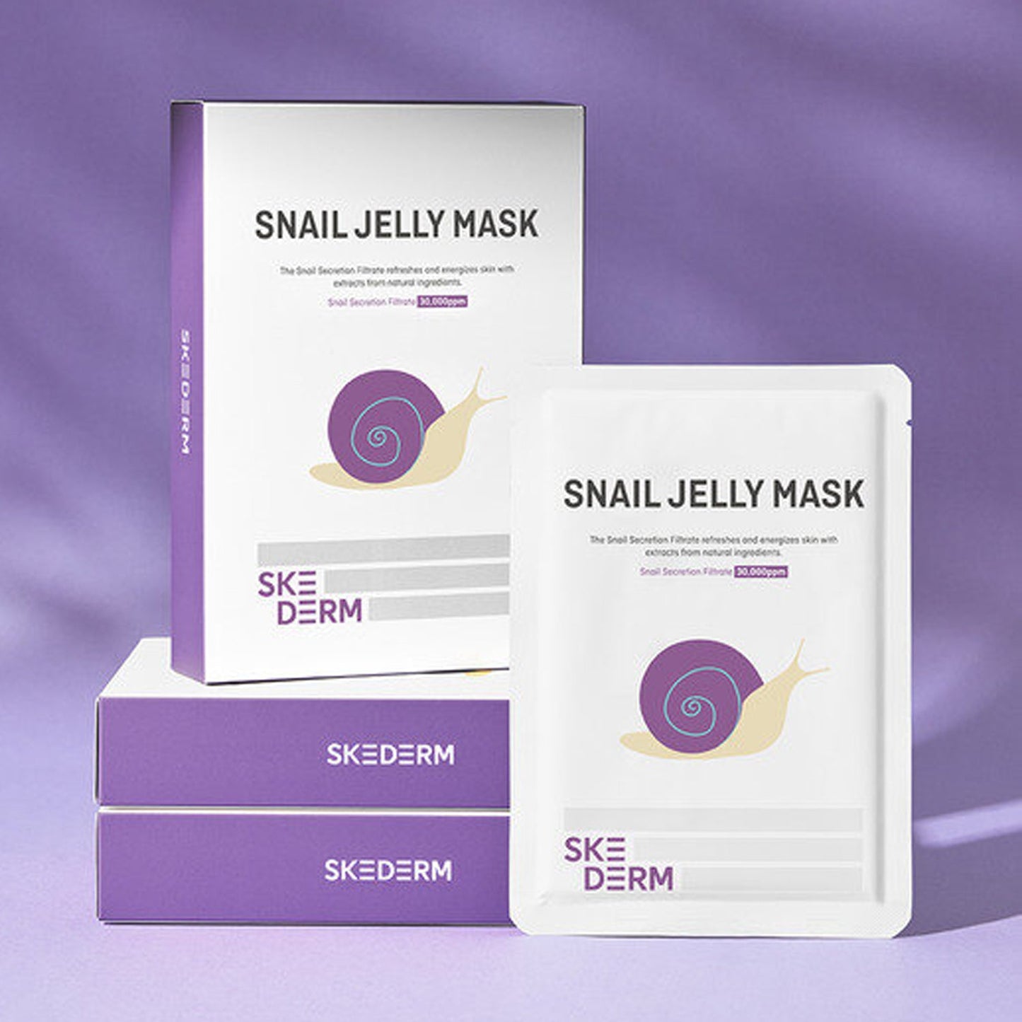 SKEDERM Snail Masks 10 sheets