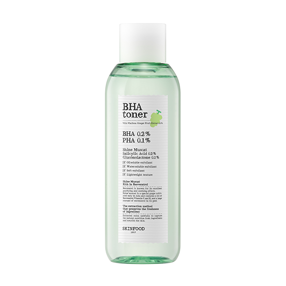 SKINFOOD Shine Muscat BHA 0.2% Toner 200ml