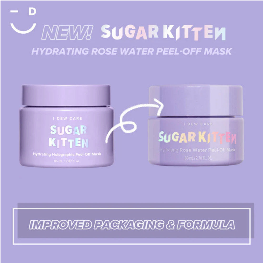 I DEW CARE Sugar Kitten Hydrating Holographic Peel-Off Mask 85ml - KLO