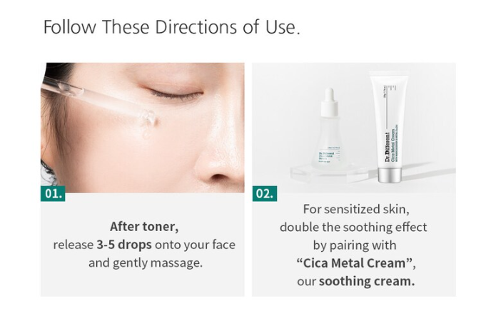 Dr.Different Cica Metal Serum 30ml - KLO