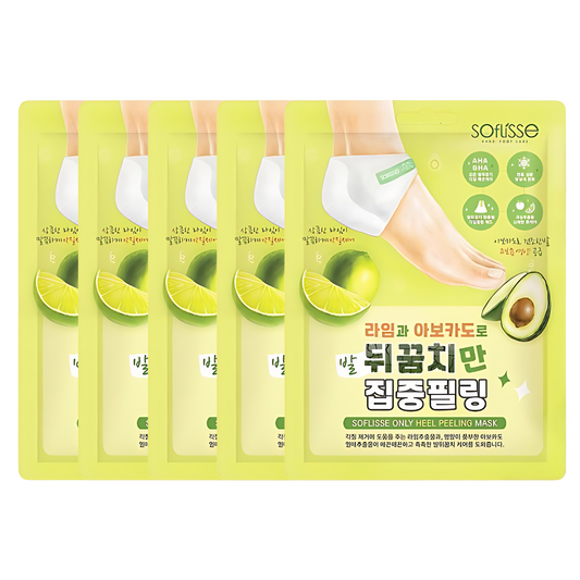 Soflisse Lime & Avocado Heel Peeling Pads 18g 5ea