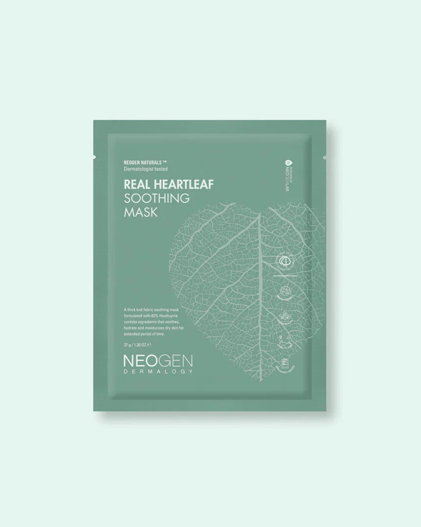 NEOGEN Dermalogy Real Heartleaf Soothing Mask 5ea - DODOSKIN