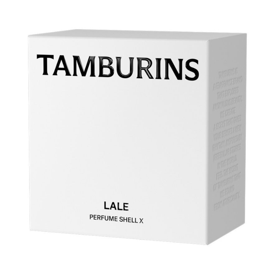 TAMBURINS PERFUME SHELL X Hand Cream - LALE 30ml - Infused with the unique scent of "LALE," providing a delightful and lasting aroma.