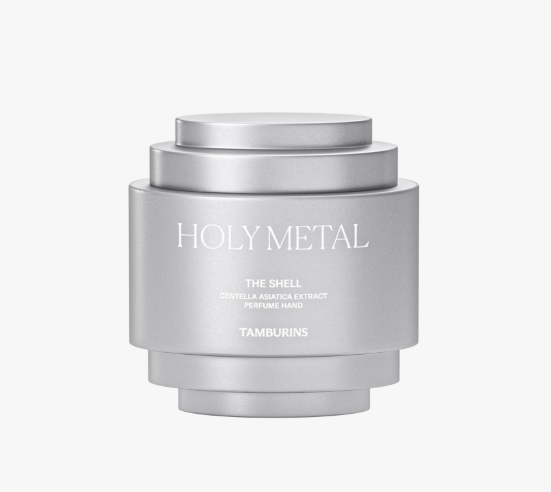 Holy metal shell perfume hand cream in 3 types, 23' new.