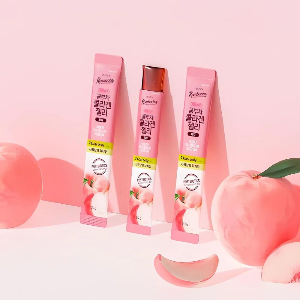 Each stick is packed with probiotics from kombucha to support digestion, and collagen to promote healthy skin, hair, and nails.