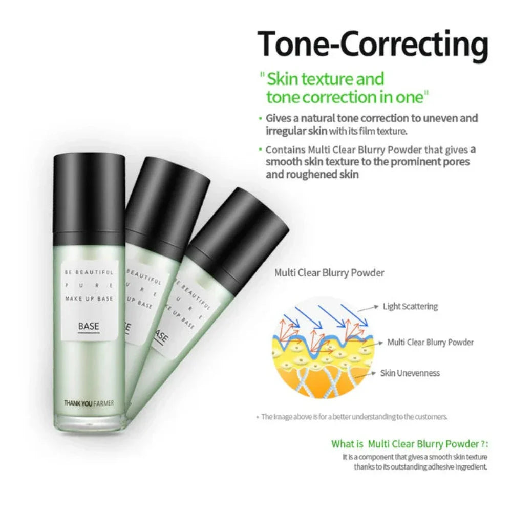 THANK YOU FARMER Be Beautiful Pure Make Up Base SPF30 PA++ 40ml