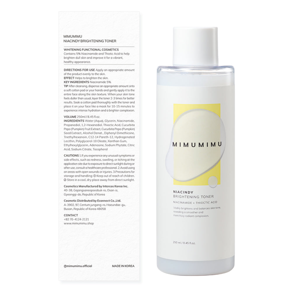 MIMU MIMU Niacindy Brightening Toner 250ml