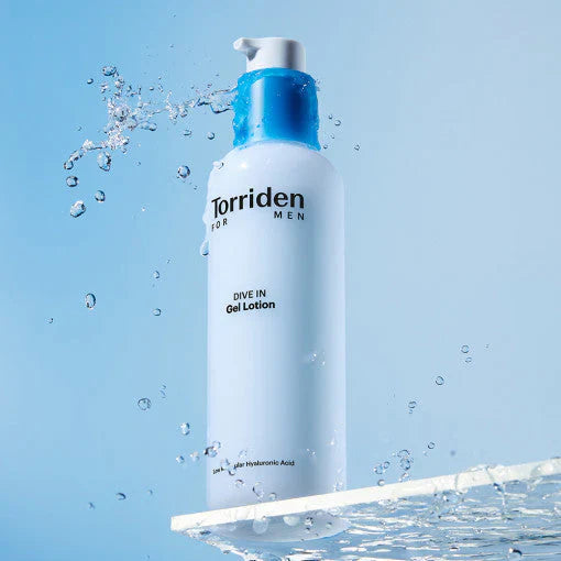 Torriden Dive In For Men Low Molecular Hyaluronic Acid Skin/Gel Lotion Set (+Skin 30ml+Gel Lotion 20ml)