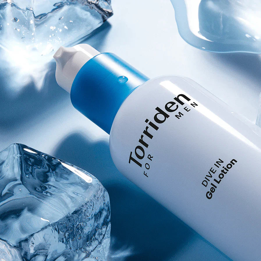 Torriden Dive In For Men Low Molecular Hyaluronic Acid Skin/Gel Lotion Set (+Skin 30ml+Gel Lotion 20ml)