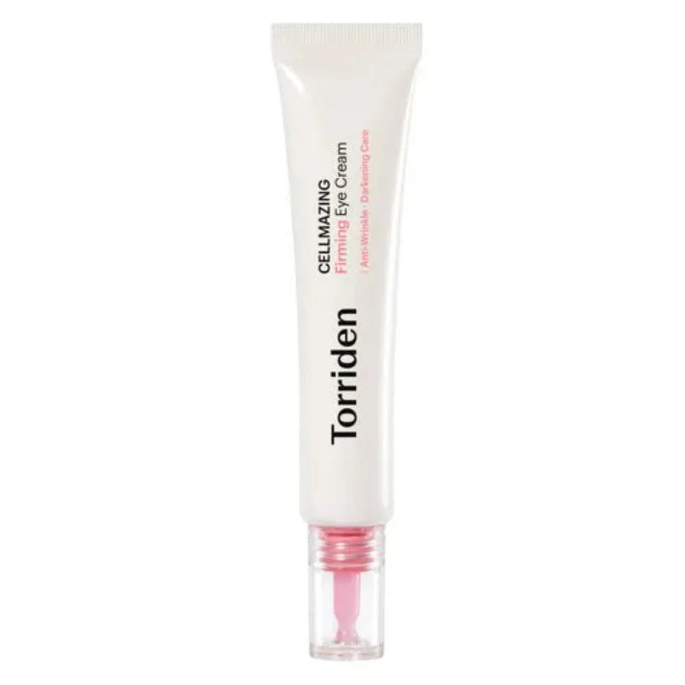 The Torriden Cellmazing Firming Eye Cream 30ml is a specialized eye cream designed to target signs of aging and fatigue around the delicate eye area.