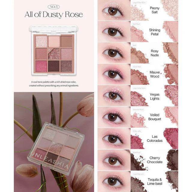 Unleashia Glitterpedia Eye Palette 6.6g 7 color