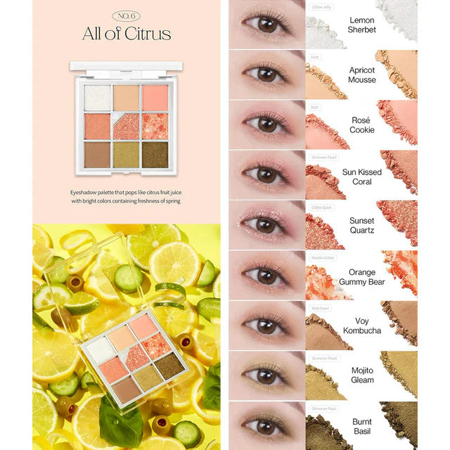 Unleashia Glitterpedia Eye Palette 6.6g 7 color
