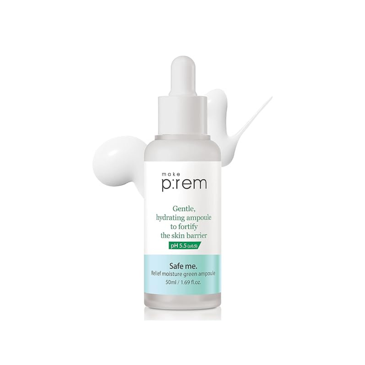 make p:rem Safe Me. Relief Moisture Green Ampoule 50ml - DODOSKIN