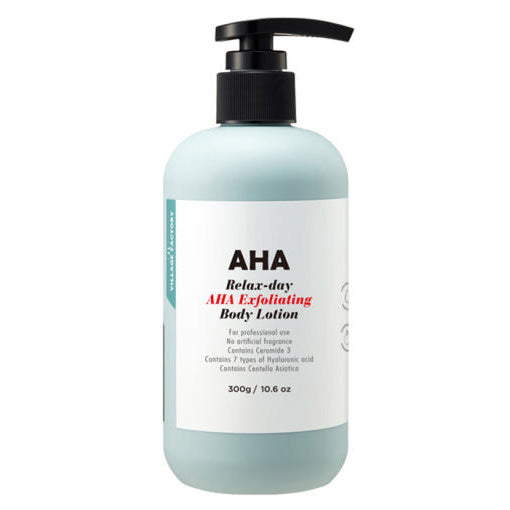 VILLAGE 11 FACTORY AHA 12% Relax-day AHA Exfoliating Body Lotion 300ml