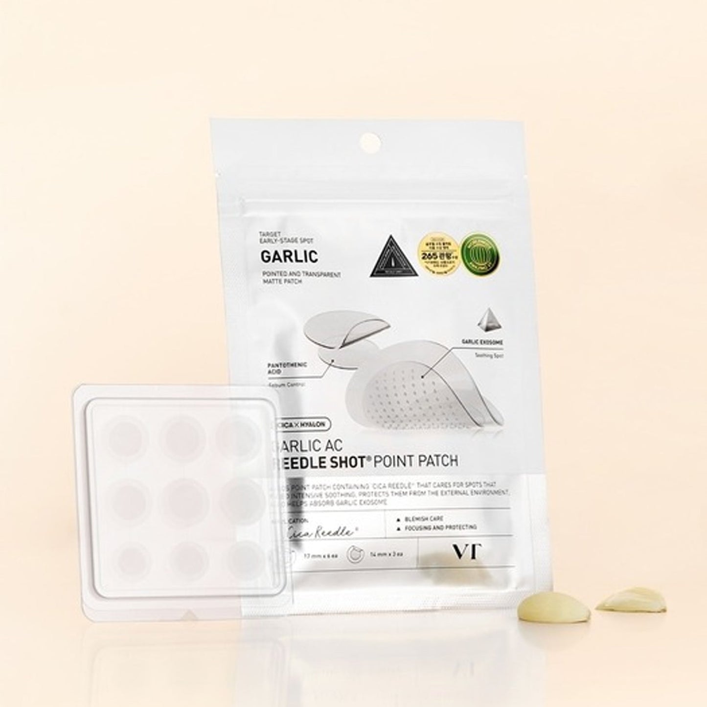 VT Cosmetics Garlic AC Reedle Shot Point Patch 9ea