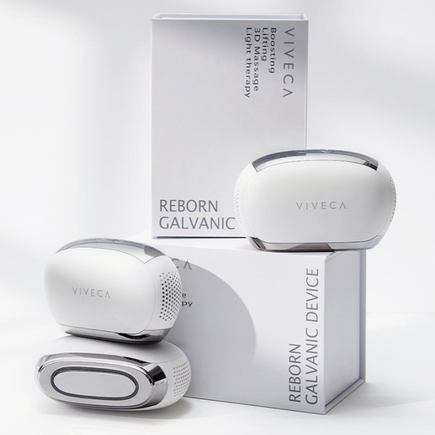 VIVECA Reborn All-In-One Galvanic Massager Hot & Cool EMS Homecare Device