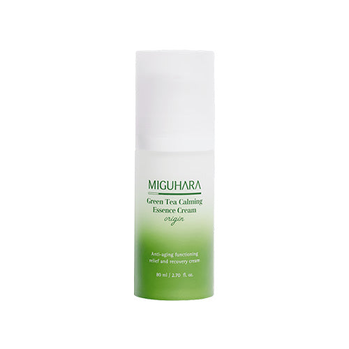 MIGUHARA Green Tea Calming Essence Cream Origin 80ml - KLO