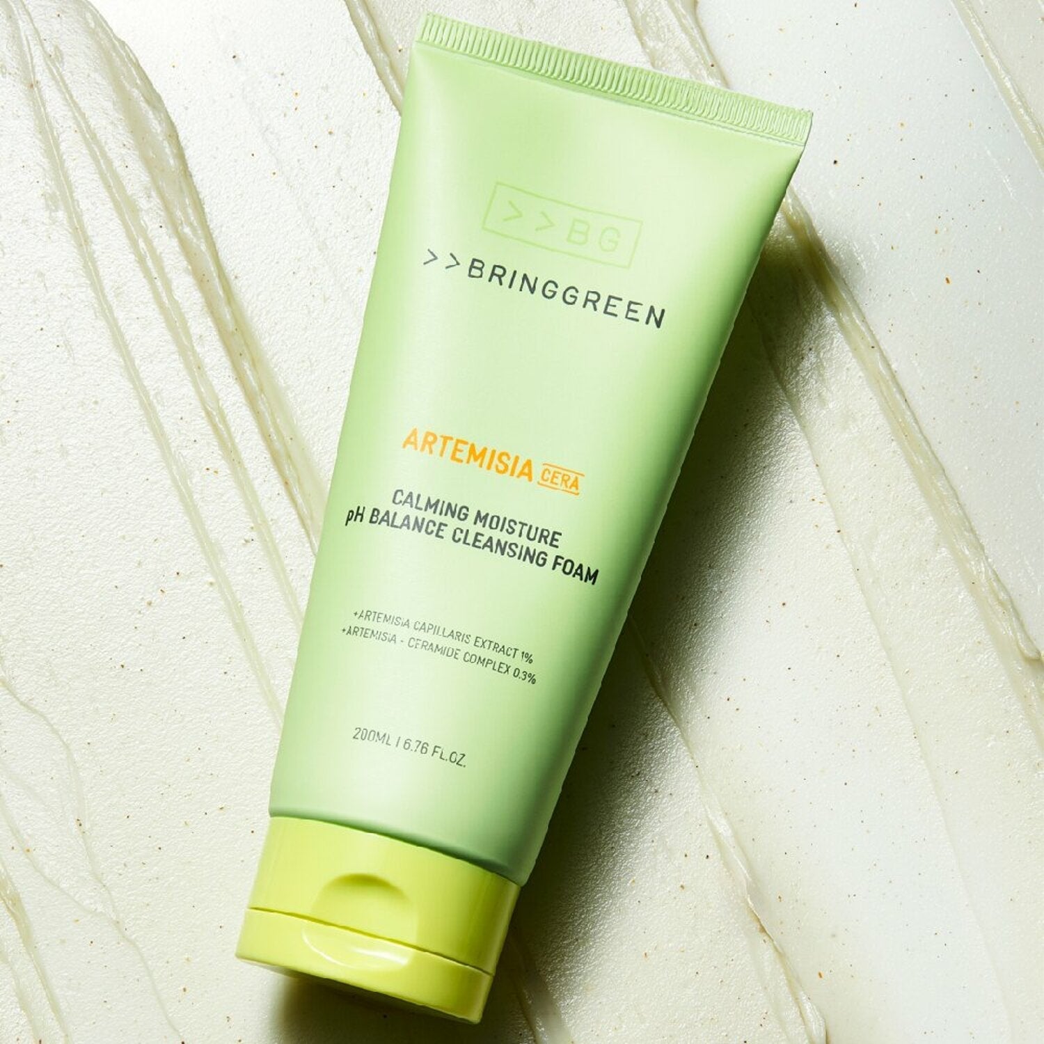 (Matthew) BRING GREEN Artemisia Cera Calming Moisture pH Balance cleansing Foam 250mL - DODOSKIN