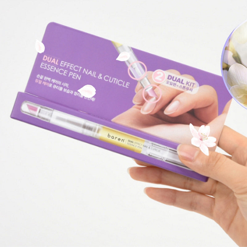 baren DUAL Effect Nail & Cuticle Essence Pen 2ml