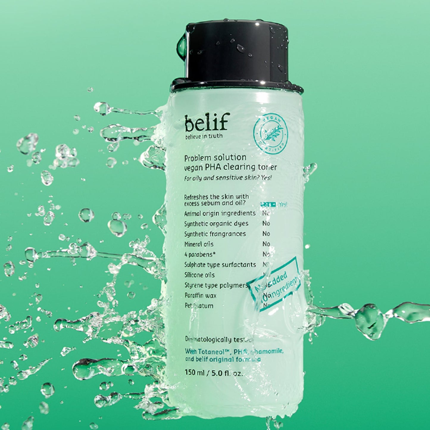 belif Problem Solution – Vegan PHA Clearing Toner 150ml