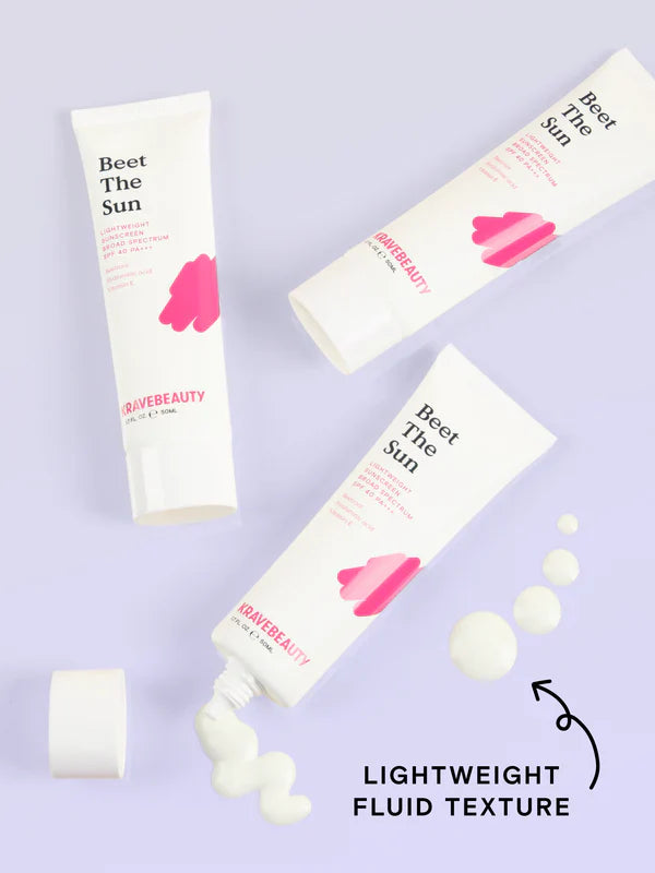 Krave Beauty Beet The Sun SPF 40 PA+++ 50ml - DODOSKIN