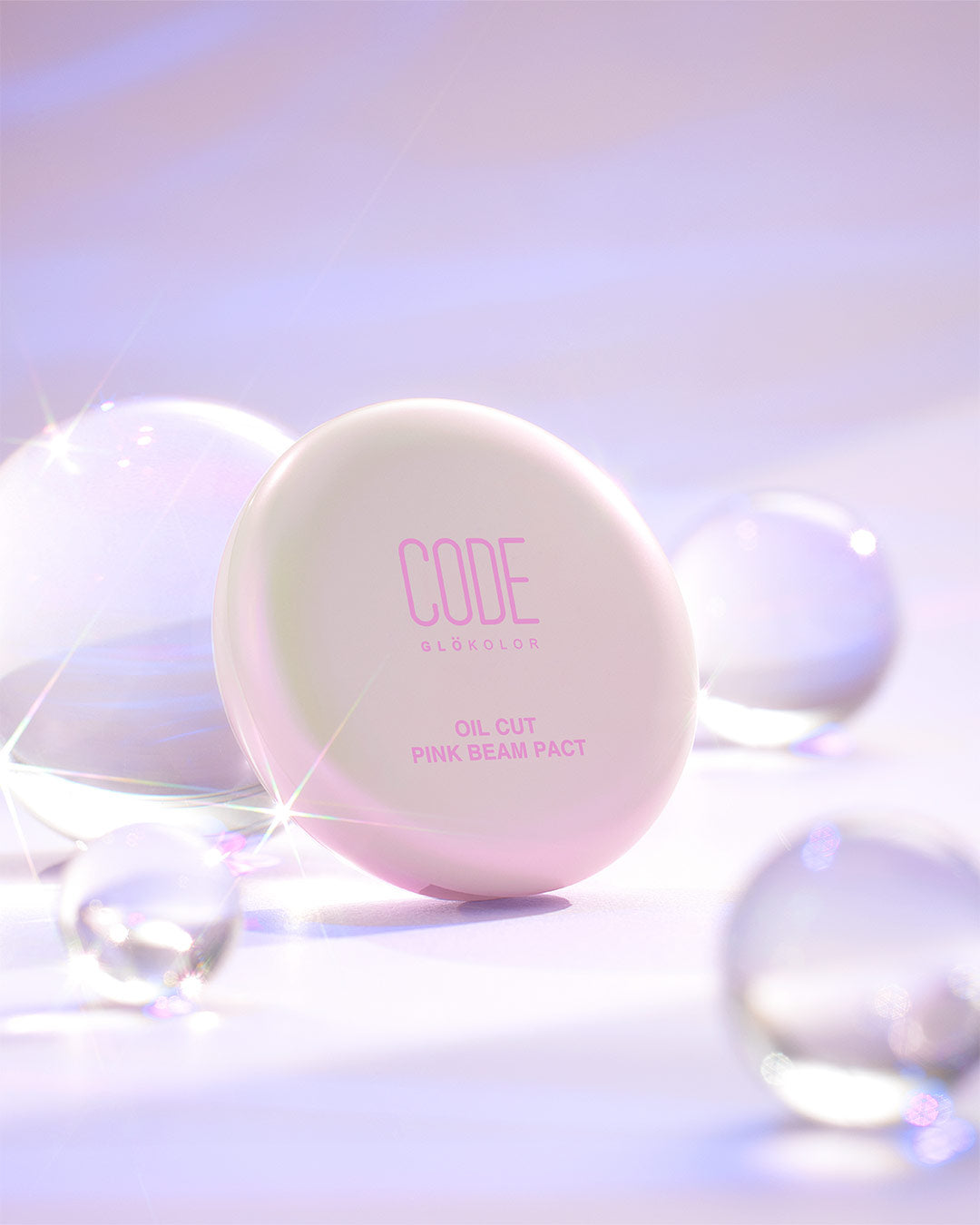 Code Glokolor Oil Cut Pink Beam Pact 8g - KLO