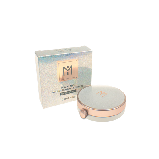 MAY ISLAND Audrey Diapearl Cushion SPF50+ PA++++ 15g - DODOSKIN