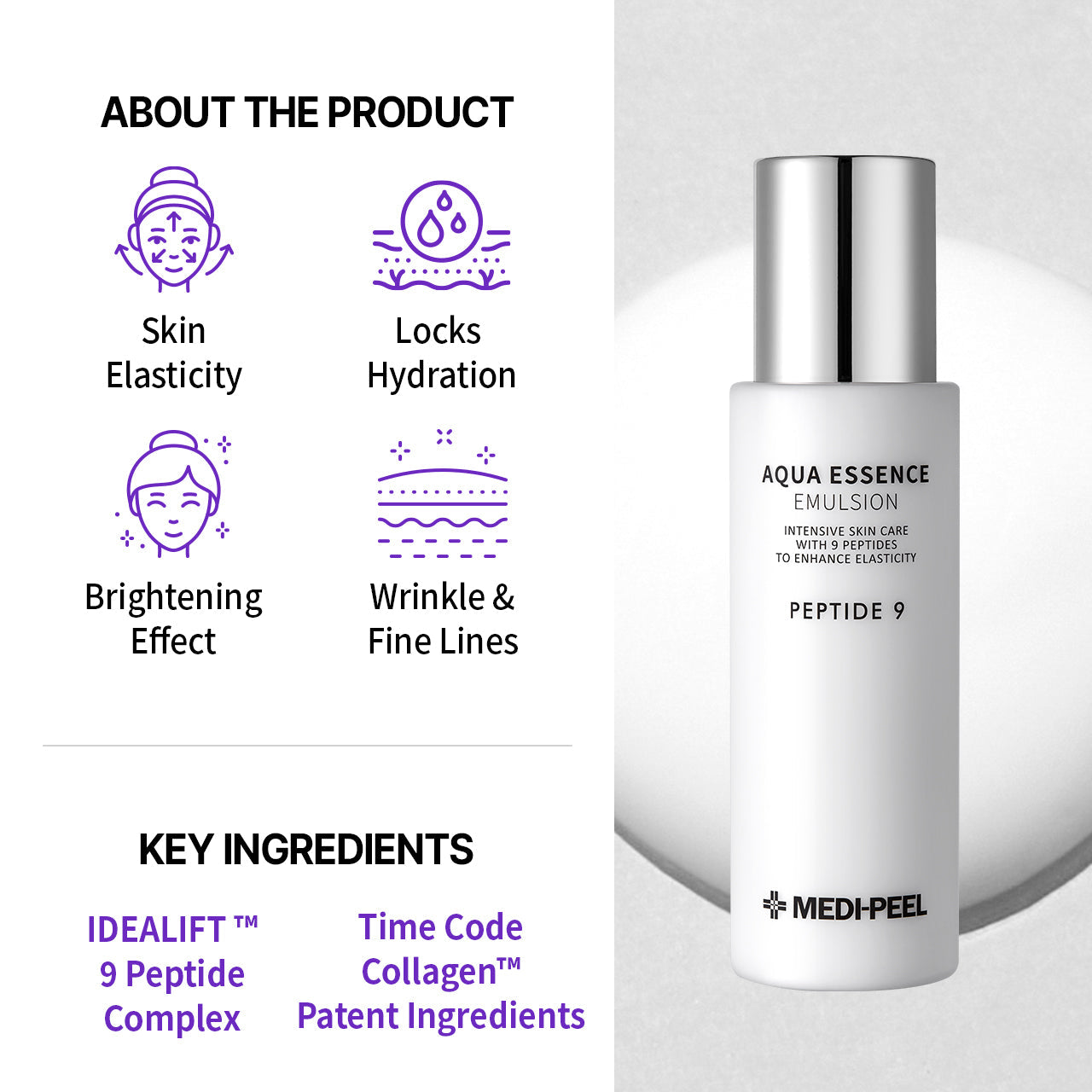 MEDI-PEEL Peptide 9 Aqua Essence Emulsion 250ml - KLO