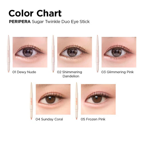 PERIPERA Sugar Twinkle Duo Eye Stick 0.78g - DODOSKIN