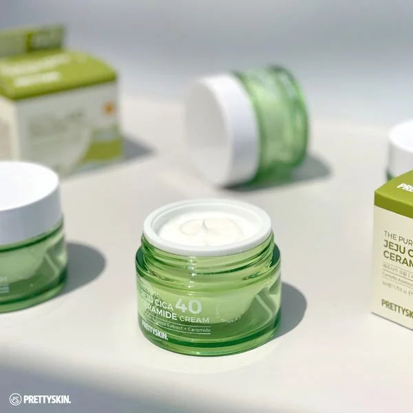 Pretty skin The Pure Jeju Cica 40 Ceramide Cream 52ml - DODOSKIN