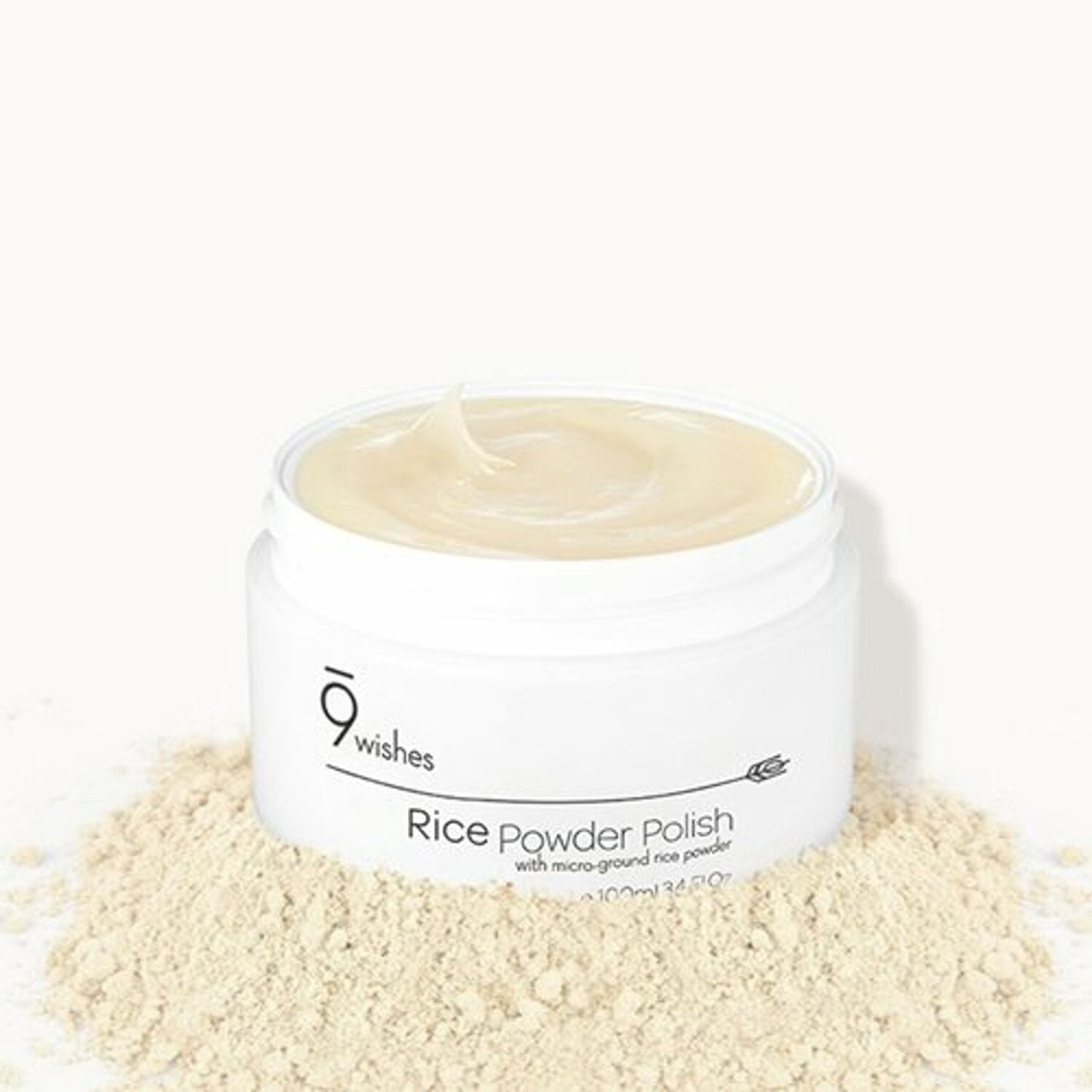 9wishes Rice Powder Polish 100ml - KLO
