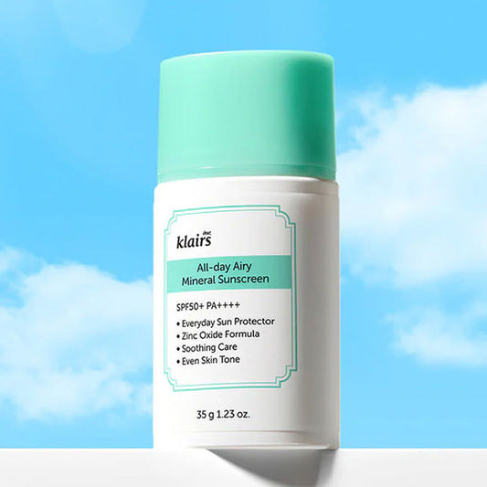 dear, klairs All-day Airy Mineral Sunscreen SPF50+ PA+++ 35g