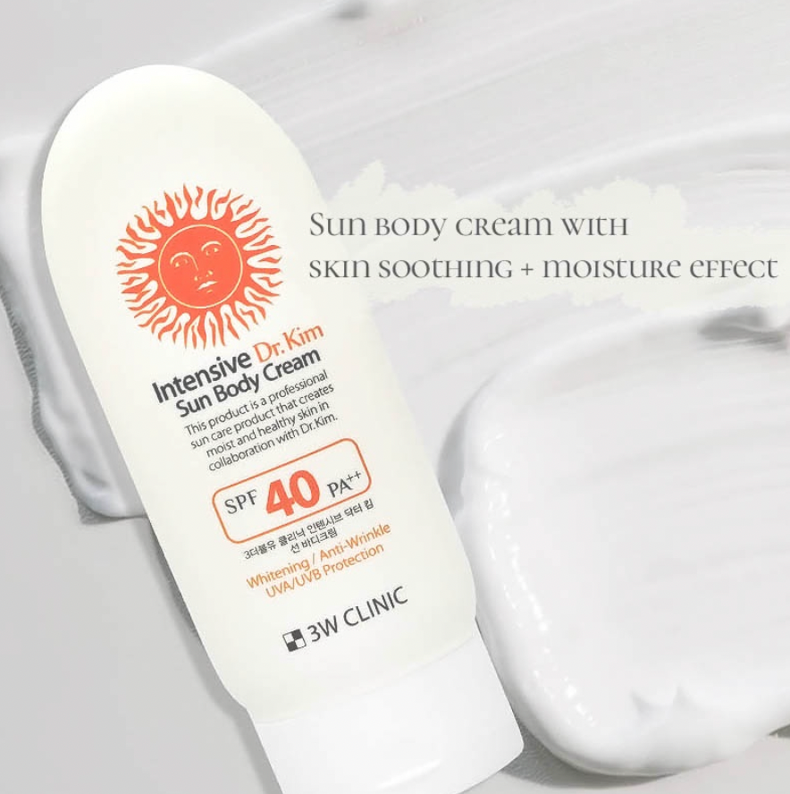 (Matt) 3W CLINIC Intensive Dr.Kim Sun Body Cream SPF40 PA++ 150g - KLO