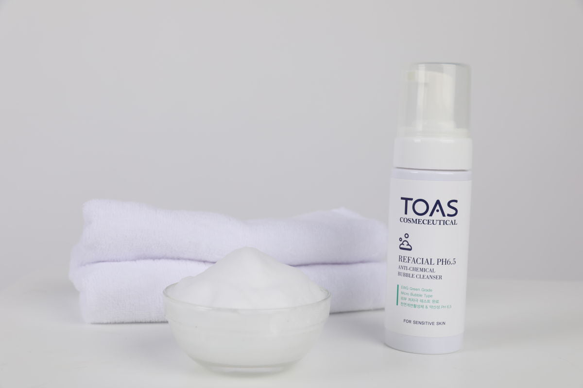 TOAS Refacial pH6.5 Anti-Chemical Bubble Cleanser 150ml - KLO