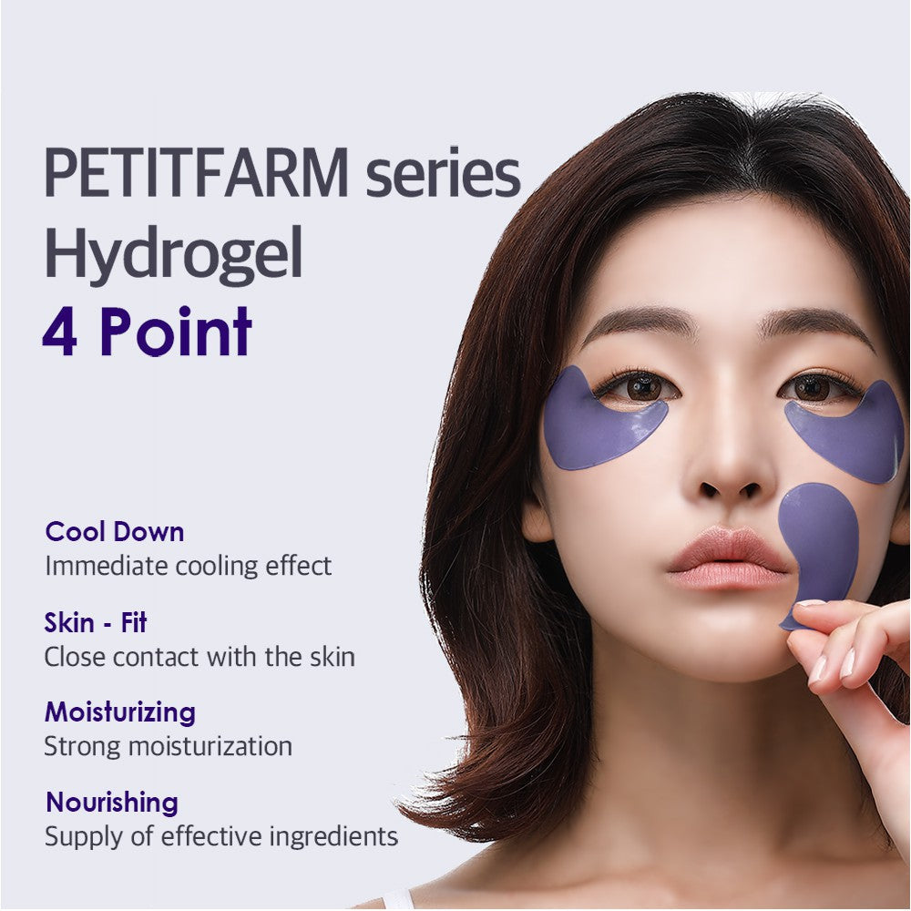 PETITFEE Agave Cooling Hydrogel Eye Mask 60ea (30days) - KLO