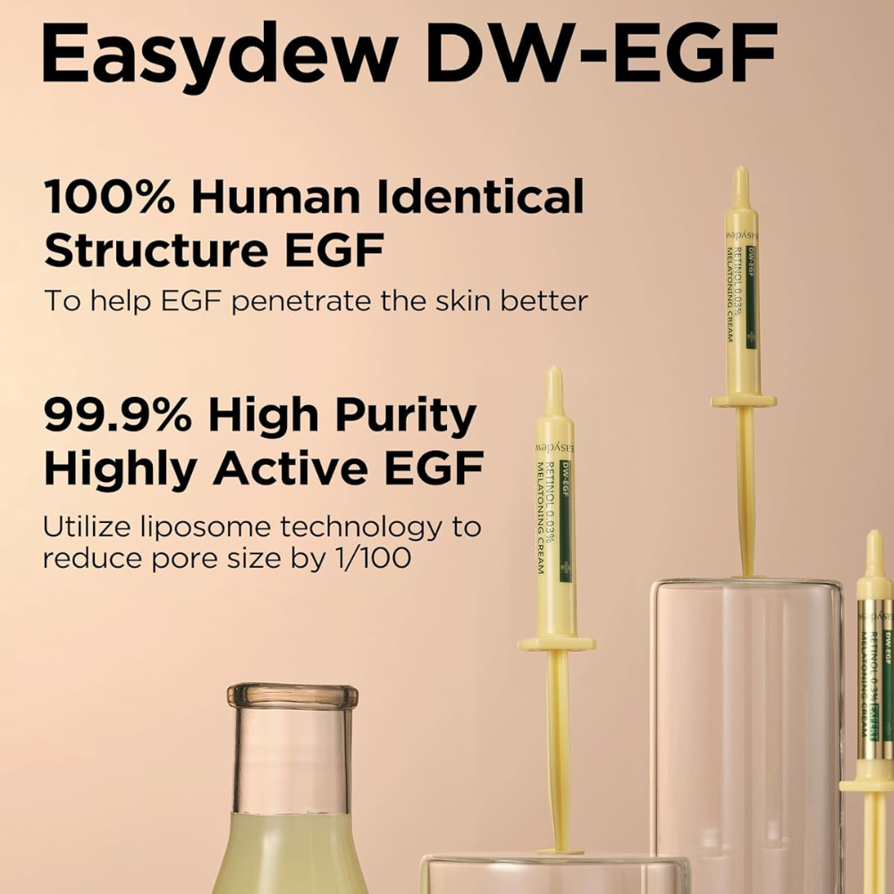 easydew DW-EGF Mela-A Retinol 0.03% Cream 10ml Set (+1ml)