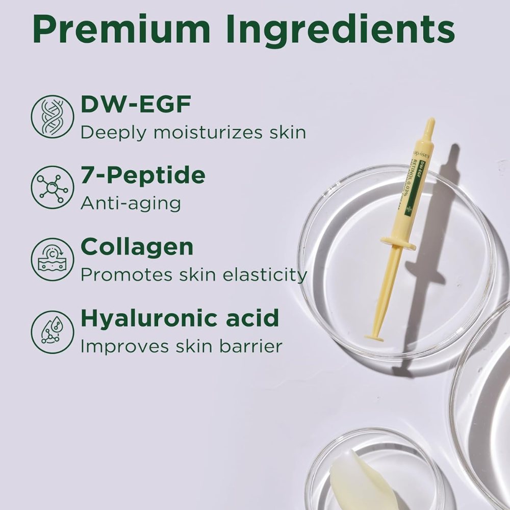 easydew DW-EGF Mela-A Retinol 0.03% Cream 10ml Set (+1ml)