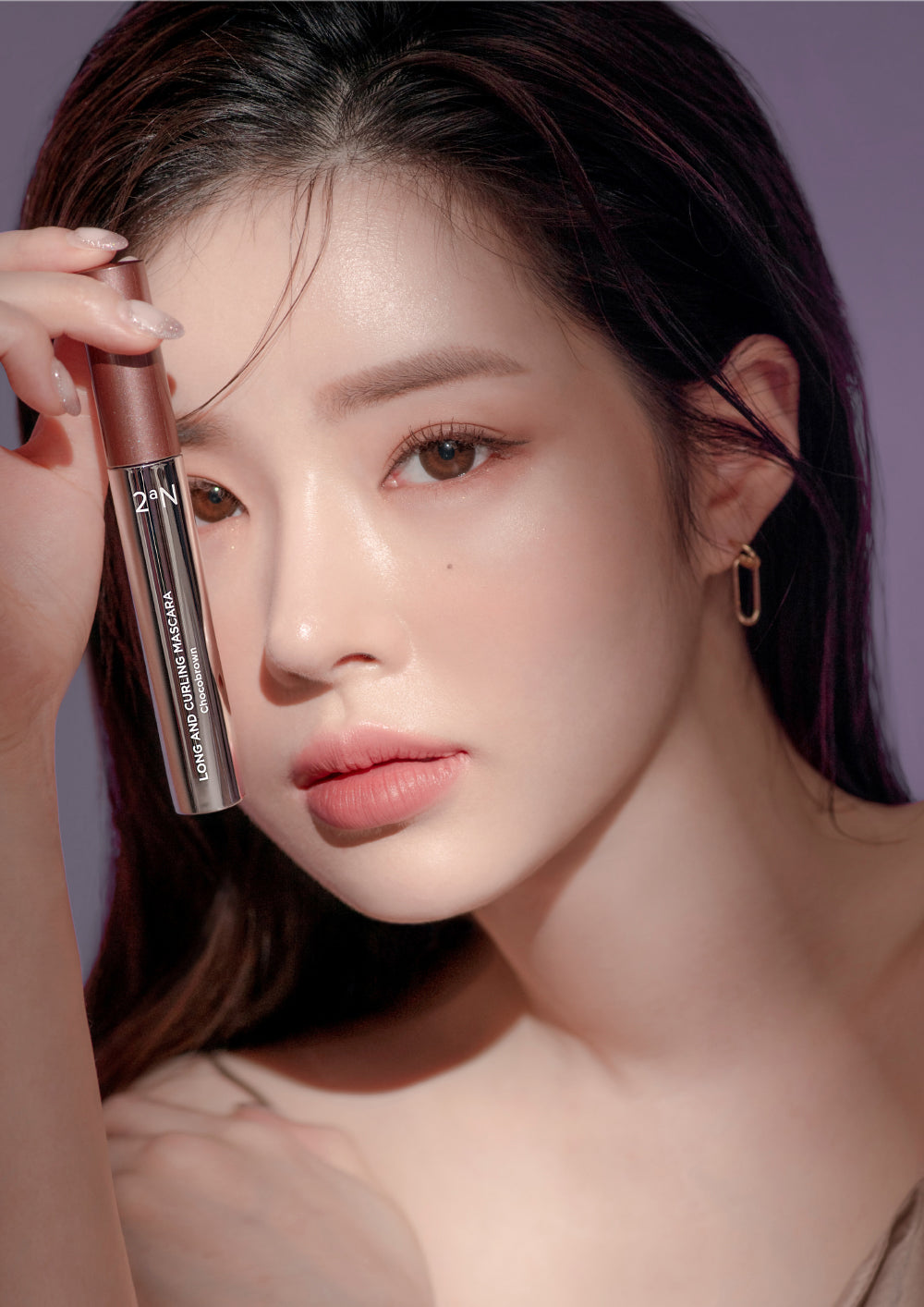 2aN Long & Curling Mascara 7.5g #Choco Brown - KLO