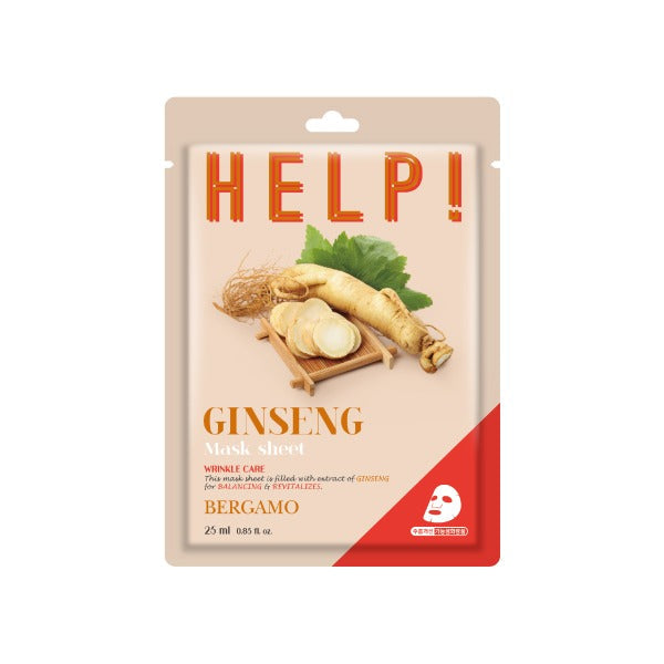 Bergamo Help! Mask Pack Ginseng 25ml *10ea - KLO