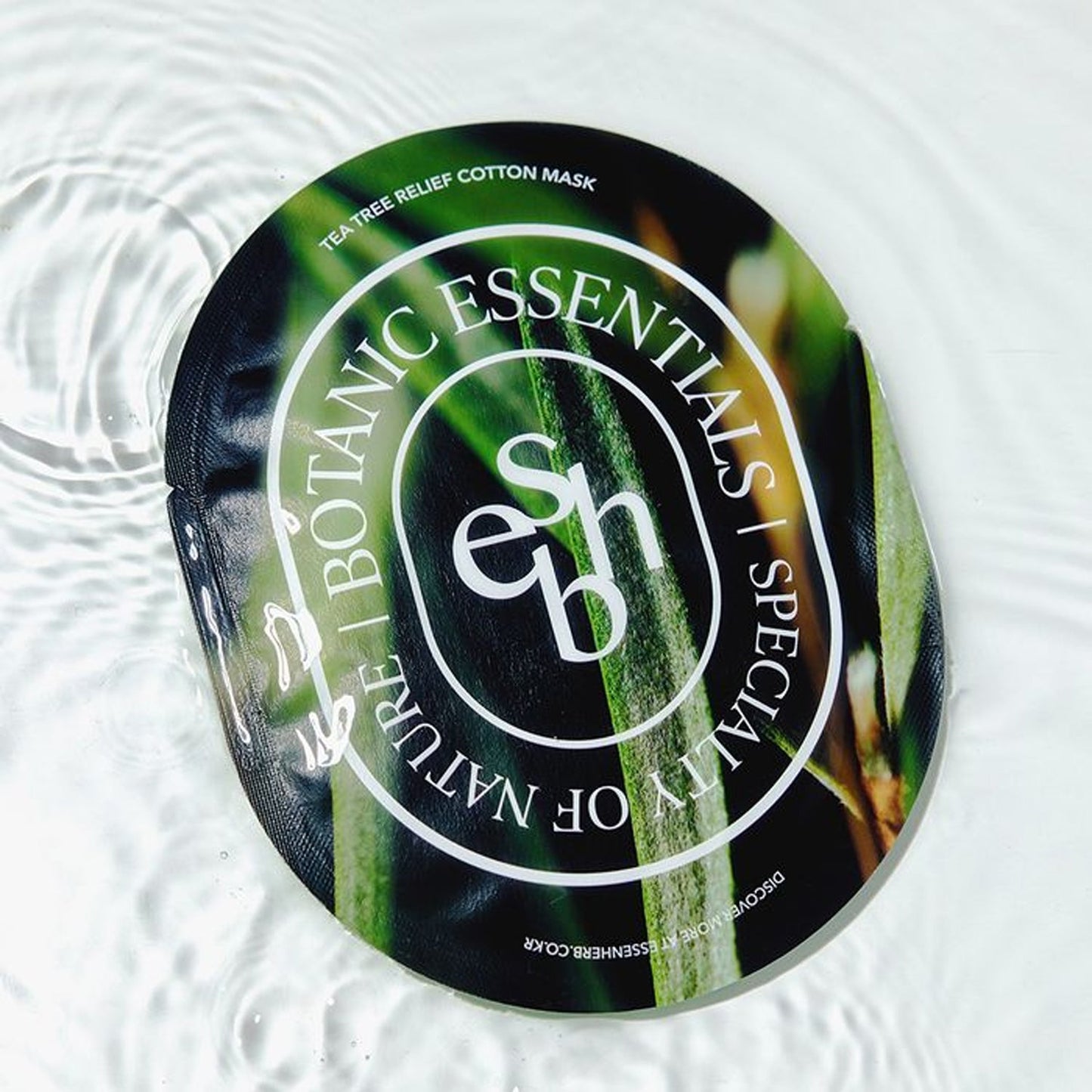 essenherb Tea Tree Relief Cotton Mask 5ea