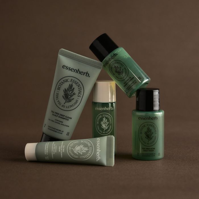 essenherb Tea Tree Trial Set Travel Kit (5 Items)