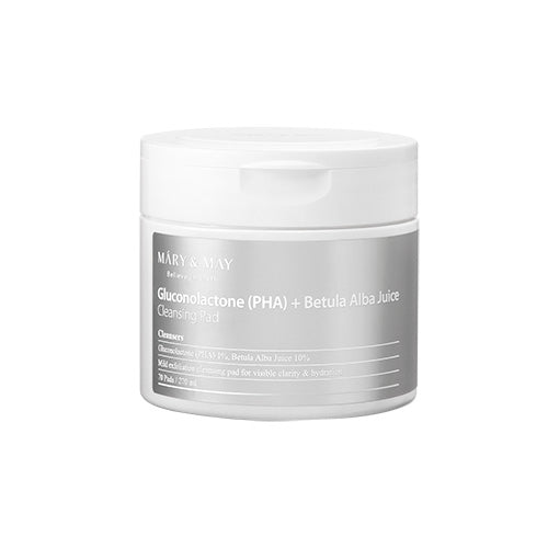 Mary&May Gluconolactone (PHA)+Betula Alba Juice Cleansing Pad 70ea 270ml - KLO